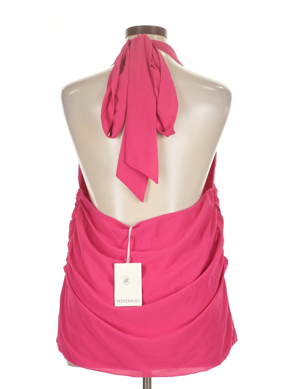 Peppermayo Eleanora Plunge Mini Dress - Pink - Size 14 - Picture 8 of 11